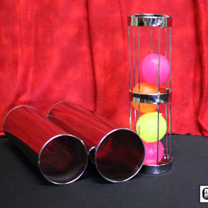 Cage and Cylinder Mystery (Brass) by Mr. Magic – Trick