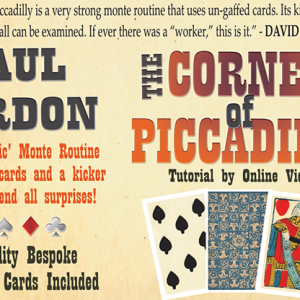 The Corner of Piccadilly (Tarot Size plus online instruction) by Paul Gordon – Trick