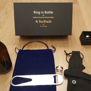 Ring in Bottle & BarBlade (With Online Instructions) by Matthew Garrett & Brian Caswell – Trick