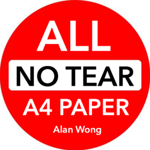No Tear Pad (Extra Large, 8.5 X 11.5 “) ALL No Tear by Alan Wong – Trick
