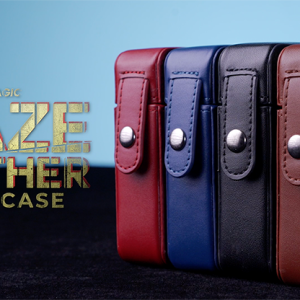MAZE Leather Card Case (Blue) by Bond Lee – Trick
