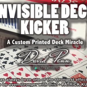 Invisible Deck Kicker (Gimmicks and Online Instructions) by David Penn – Trick