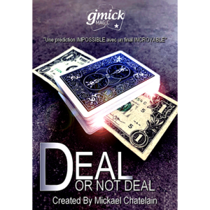 DEAL OR NOT DEAL Blue (Gimmick and Online Instructions) by Mickael Chatelain – Trick