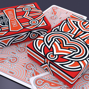 Hello Tiki (Red) Playing Cards