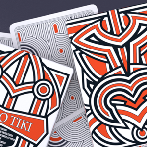 Hello Tiki (White) Playing Cards