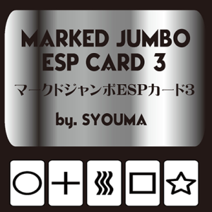 Marked Jumbo ESP Cards (Black) by Tejinaya Magic – Trick