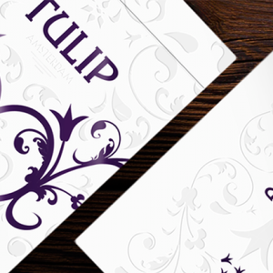 Purple Tulip Playing Cards Dutch Card House Company