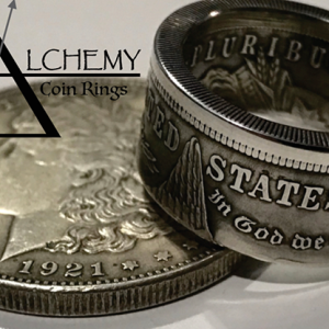 Kennedy Half Dollar Ring (Size: 10.5) by Alchemy Coin Rings – Trick