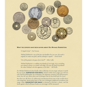 Rubinstein Coin Magic (Hardbound) by Dr. Michael Rubinstein – Book