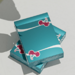Cherry Casino (Tropicana Teal) Playing Cards by Pure Imagination Projects
