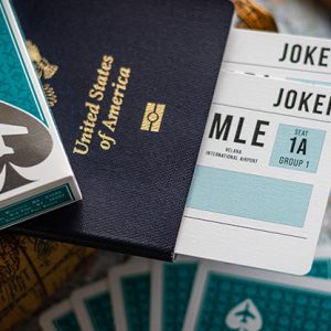 Lounge Edition in Terminal Teal by Jetsetter Playing Cards