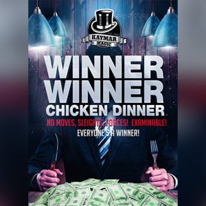 WINNER WINNER CHICKEN DINNER (Gimmicks and Online Instructions) by Kaymar Magic – Trick