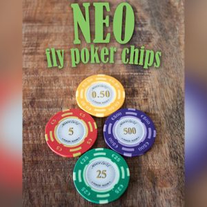 Neo Fly Poker Chips (Gimmicks and Online Instructions) by Leo Smetsers – Trick