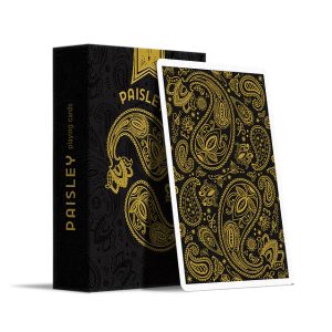 Paisley Magical Gold Playing Cards by Dutch Card House Company