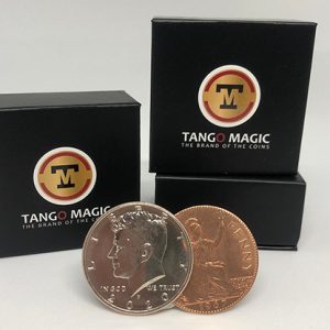 Tango Ultimate Coin (T.U.C)(D0110) Copper and Silver with instructional DVD by Tango – Trick