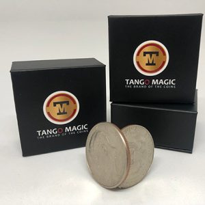 Flipper Coin Pro Elastic System (Half Dollar DVD w/Gimmick)(D0089) by Tango – Trick