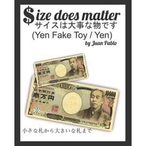 Size Does Matter J-YEN (Gimmicks and Online Instruction) by Juan Pablo Magic