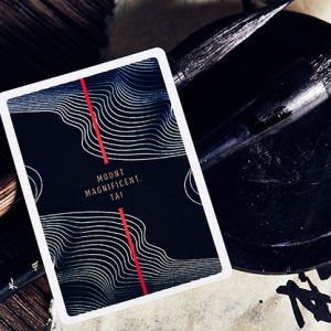 Mountain Wang Yue (Black) Playing Cards by Bocopo