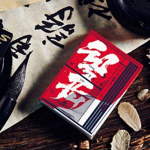 Mountain Wang Yue (Red) Playing Cards by Bocopo