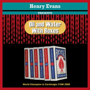 Oil and Water Boxes (Gimmicks and Online Instructions) by Henry Evans – Trick