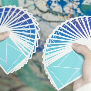 Flexible Gradients Blue Playing Cards by TCC