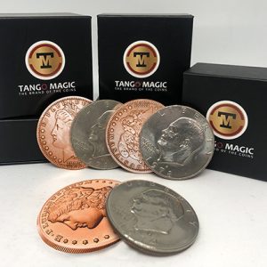 Copper Morgan Hopping Half (Gimmicks and Online Instructions) by Tango Magic – Trick