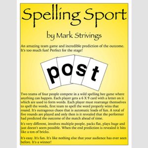 SPELLING SPORT STAGE by Mark Strivings – Trick