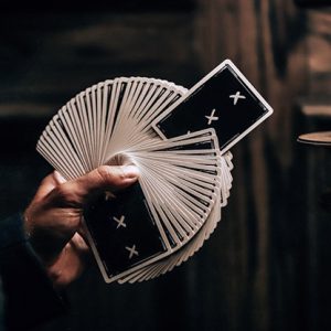 X Deck (Black) Playing Cards by Alex Pandrea