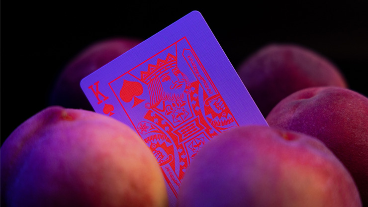 Fluorescent Peach Edition Playing Cards ⋆ 0033