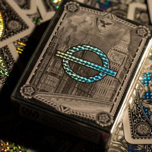 London Diffractor Silver Playing Cards