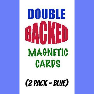 Magnetic Cards (2 pack/Blue) by Chazpro Magic. – Trick