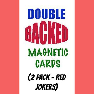 Magnetic Cards (2 pack/Red Jokers) by Chazpro Magic. – Trick