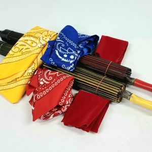Umbrella From Bandana Set (random color for umbrella) by JL Magic – Trick