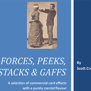 Forces, Peeks, Stacks & Gaffs Ebook – Mentalism with Cards by Scott Creasey