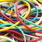 Elastication – Visible Rubber Band Through Pencil Penetration by Jonathan Royle Mixed Media DOWNLOAD