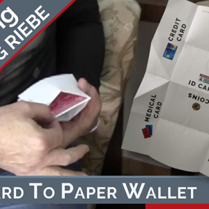 Card to Paper Wallet by Hans Trixer/Wolfgang Riebe Mixed Media DOWNLOAD