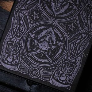 666 (Silver Foil) Playing Cards by Riffle Shuffle