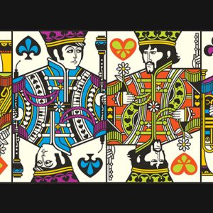 The Beatles (Green) Playing Cards by theory11