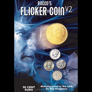 FLICKER COIN V2 (Euro 50 Cent) by Rocco – Trick