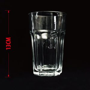 SELF EXPLODING DRINKING GLASS RIDGE (13.5cm) by Wance – Trick