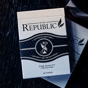 Republic Artist (Black) Playing Cards