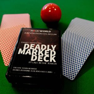 DEADLY MARKED DECK BLUE BEE (Gimmicks and Online Instructions) by MagicWorld – Trick