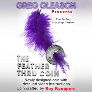 Feather Thru Coin (Quarter) by Roy Kueppers – Trick