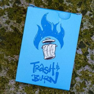Trash & Burn (Blue) Playing Cards by Howlin’ Jacks