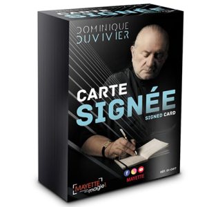 Signed Card (Gimmicks and Online Instructions) by Dominique Duvivier – Trick
