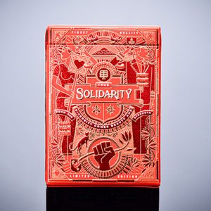 Solidarity (Loving Red) Playing Cards By Riffle Shuffle