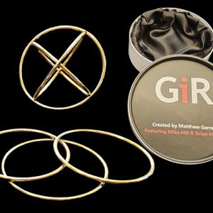 GIR Ring Set GOLD (Gimmick and Online Instructions) by Matthew Garrett – Trick