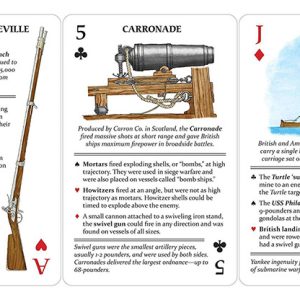 Arms and Armaments of the American Revolution Playing Cards