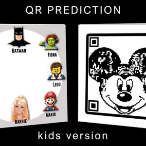 QR PREDICTION MICKEY (Gimmicks and Online Instructions) by Gustavo Raley – Trick