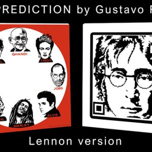 QR PREDICTION JOHN LENNON (Gimmicks and Online Instructions) by Gustavo Raley – Trick
